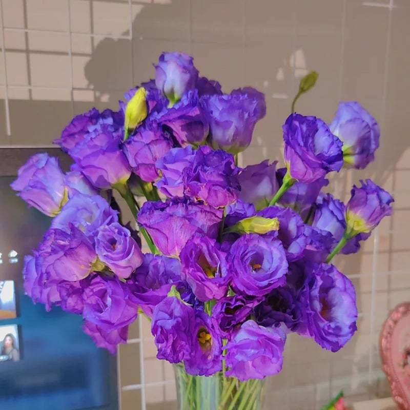 🔥Последен ден на продажба💝Eustoma Thornless Rose💐Семена от лизиантус