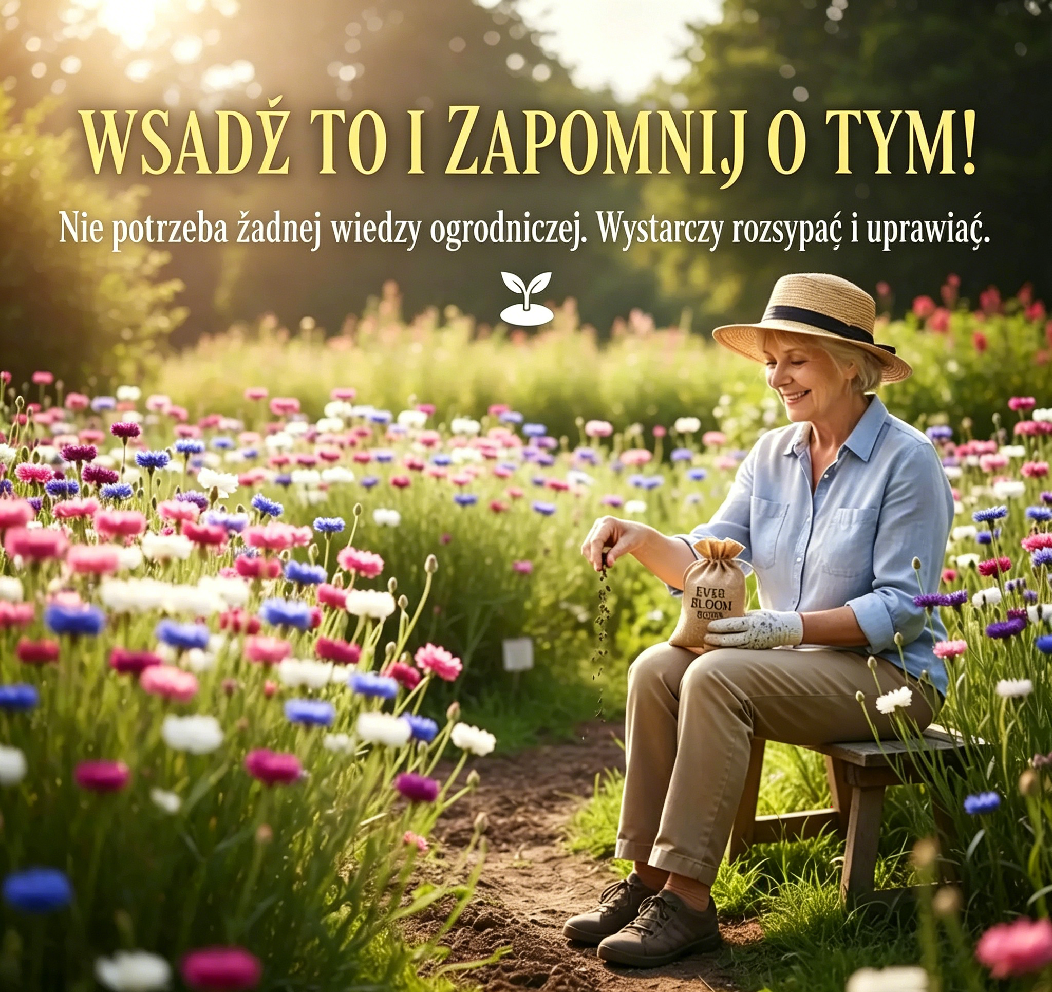 🌱 Nasiona chabra premium – „niepowstrzymany” dziki kwiat, który wyrośnie wszędzie