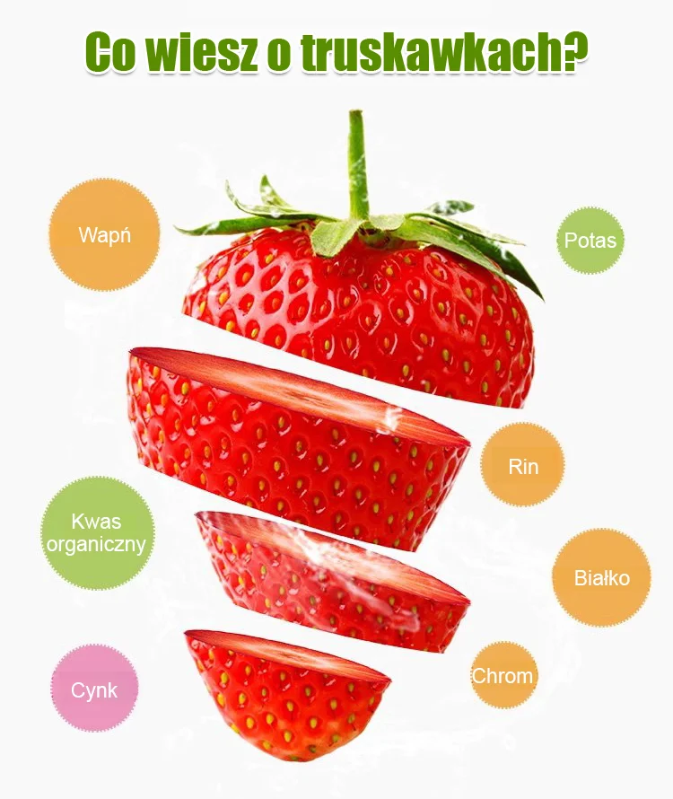 🍓Czterosezonowe nasiona truskawek śmietankowych