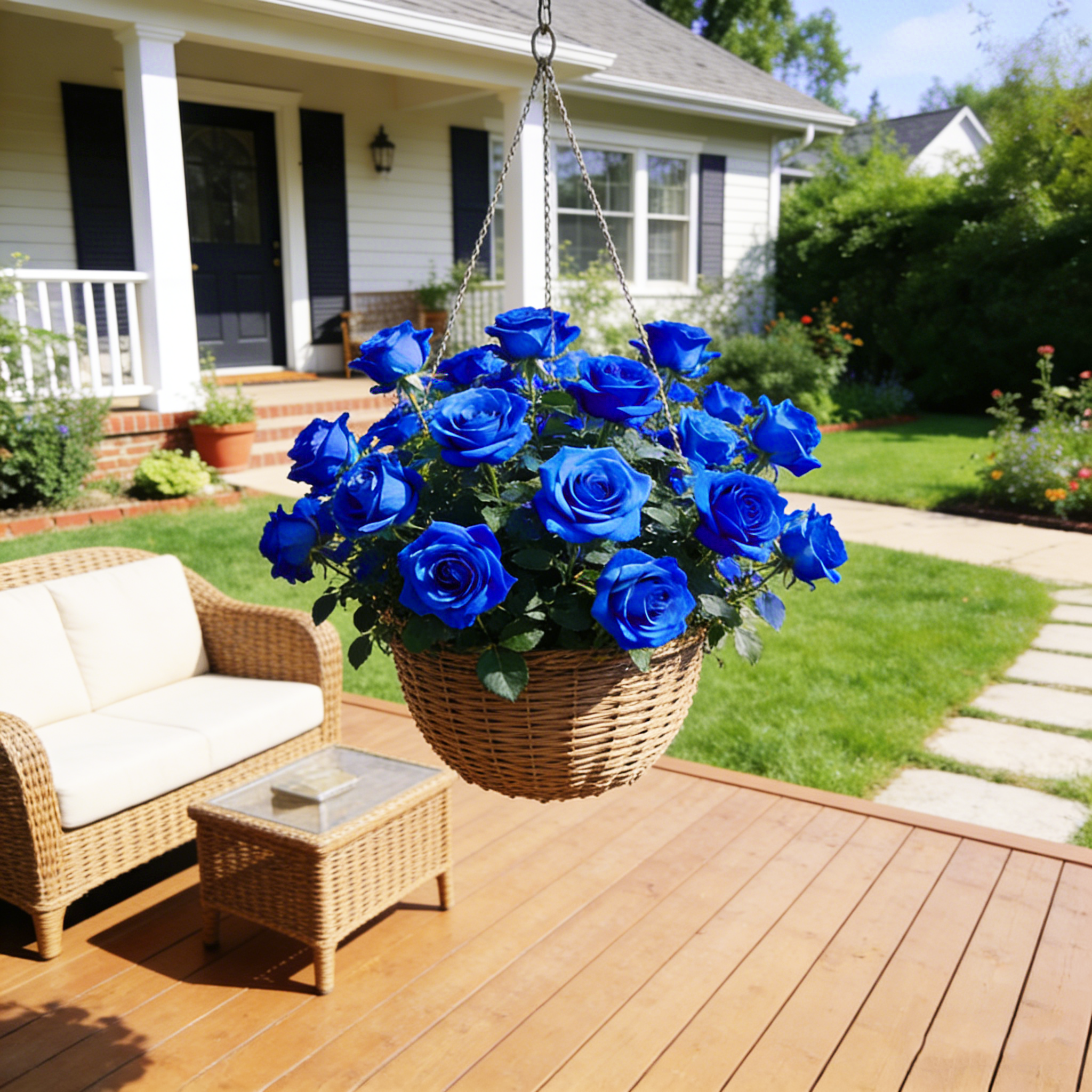 🌹Vzácná semínka modrých růží Heirloom