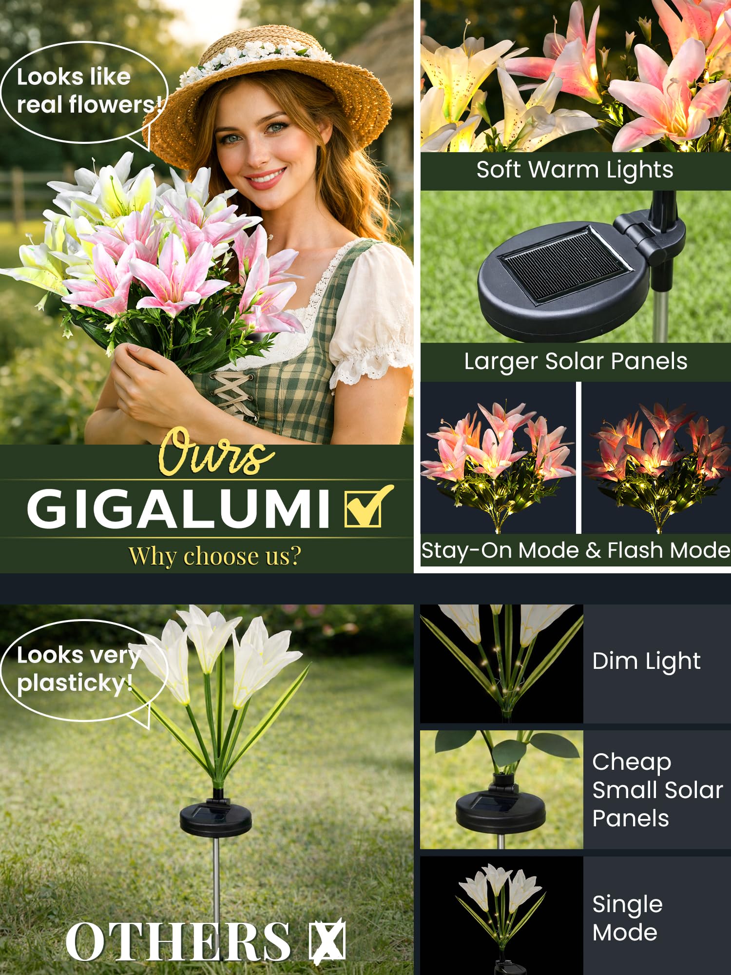 🔥Hot Sale-49% OFF🔥Solar Garden Lily Lights🌷