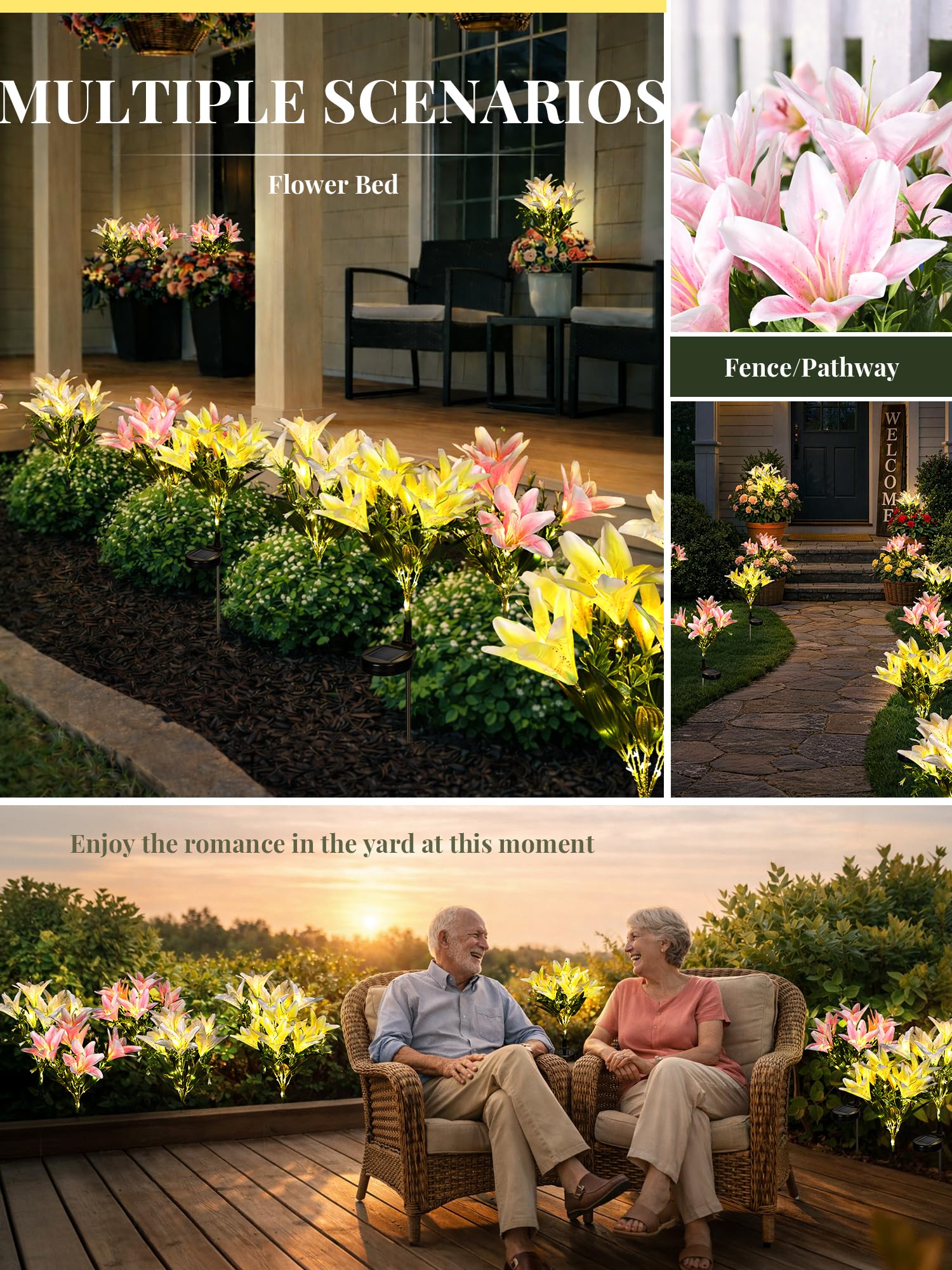 🔥Hot Sale-49% OFF🔥Solar Garden Lily Lights🌷