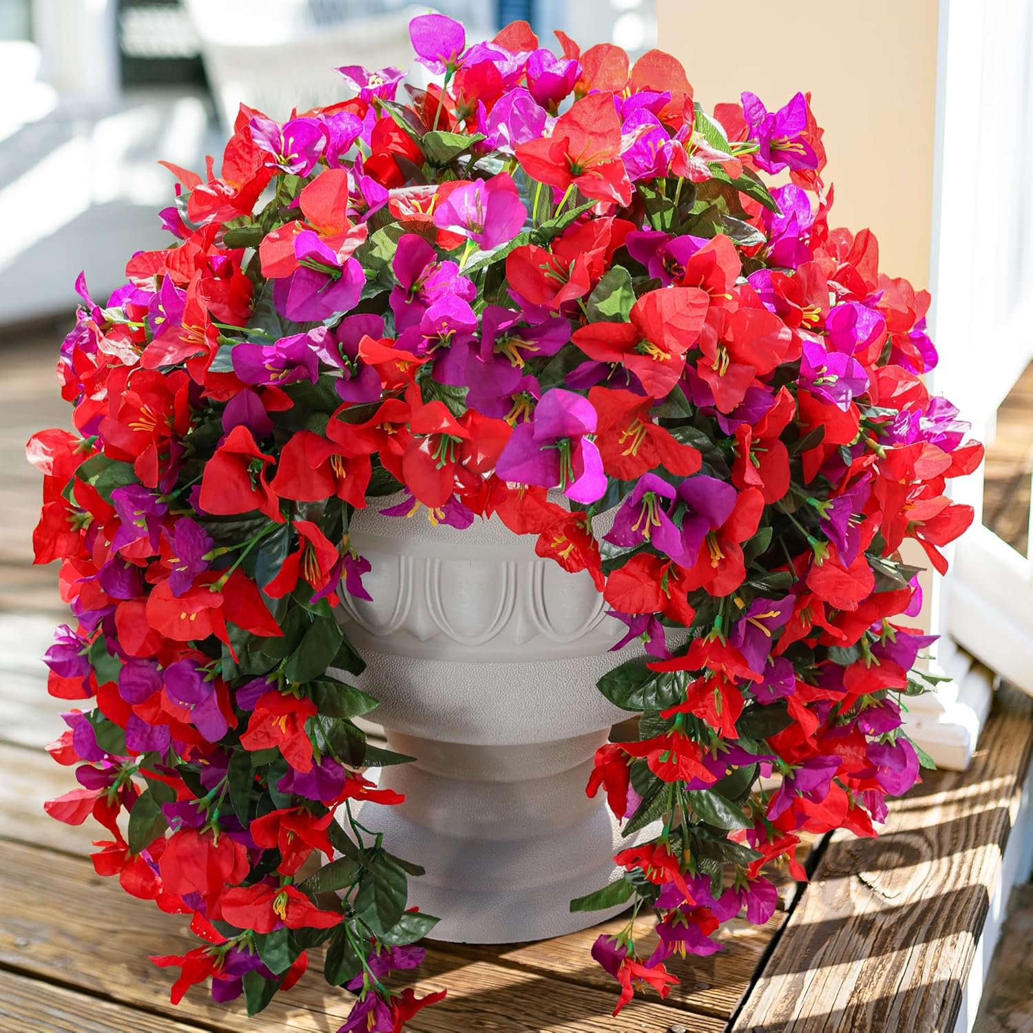 🌺LAST DAY 60% OFF✨-UV Resistant Fall Faux Bougainvillea Artificial Hanging Flowers