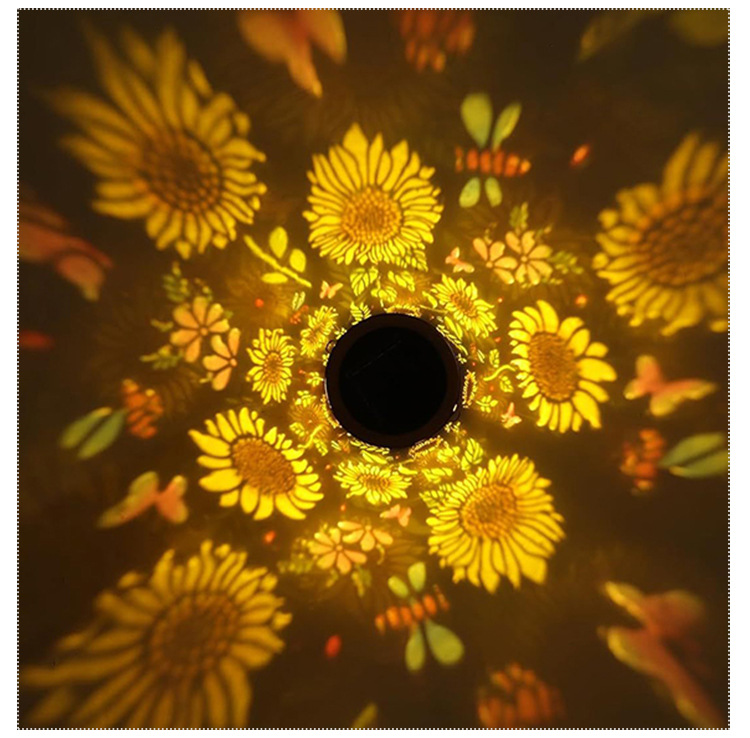 🔥HOT SALE 59% OFF-🌞Colorful Sunflower Glow Solar Garden Lantern