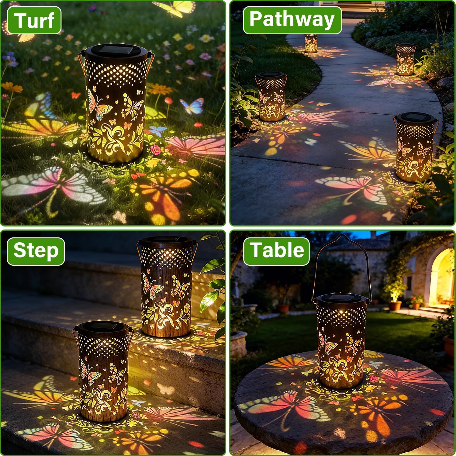 🔥HOT SALE 59% OFF-🌞Colorful Sunflower Glow Solar Garden Lantern