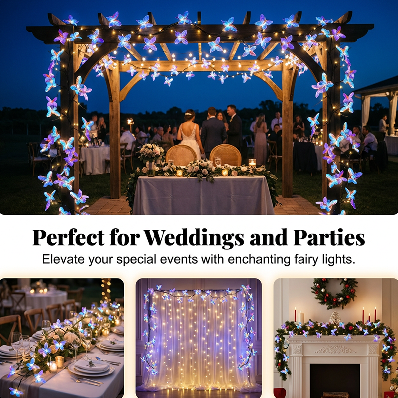 🦋Romantic Butterfly Vine LED Lights
