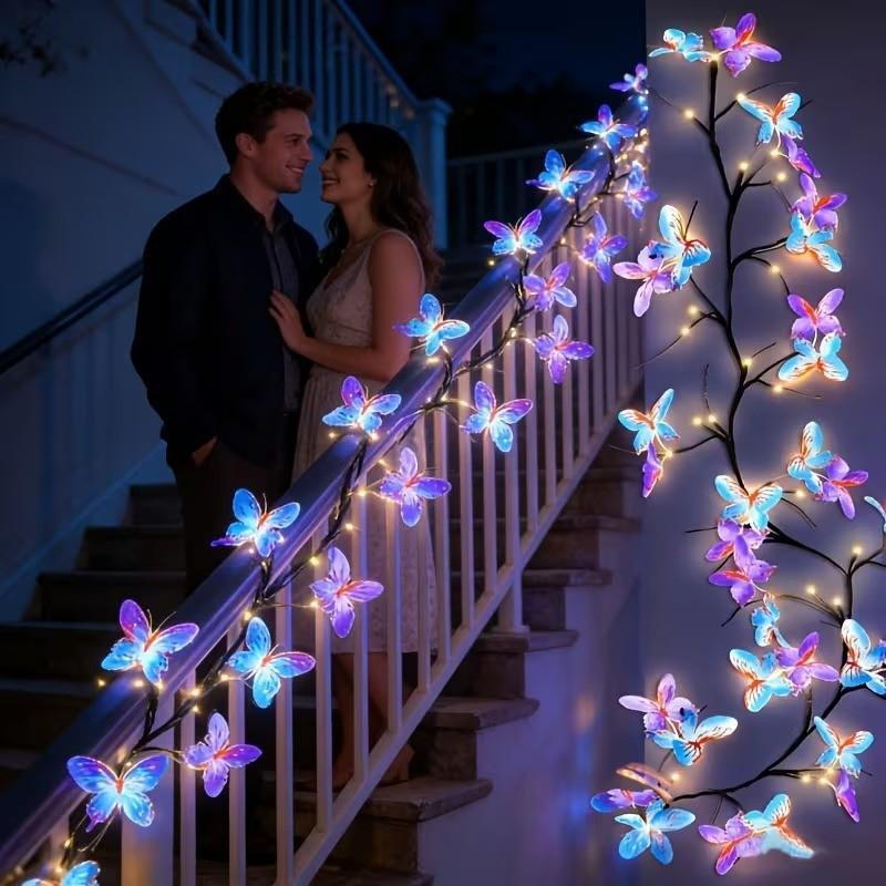 🦋Romantic Butterfly Vine LED Lights