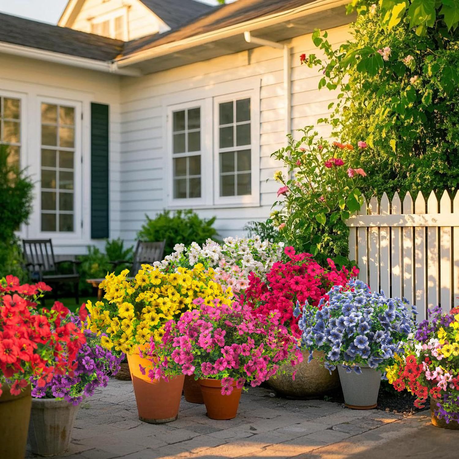 🔥Dernier jour seulement 2,99 $ l'unité🔥Résistant aux UV, aspect de vraies fleurs printanières colorées