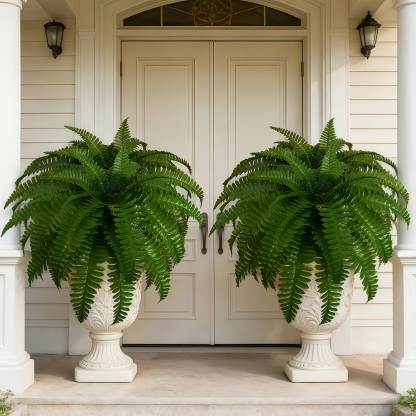 🔥 $9.98 On Sale Only Today 🌱 UV-Resistant Lifelike Artificial Boston Fern