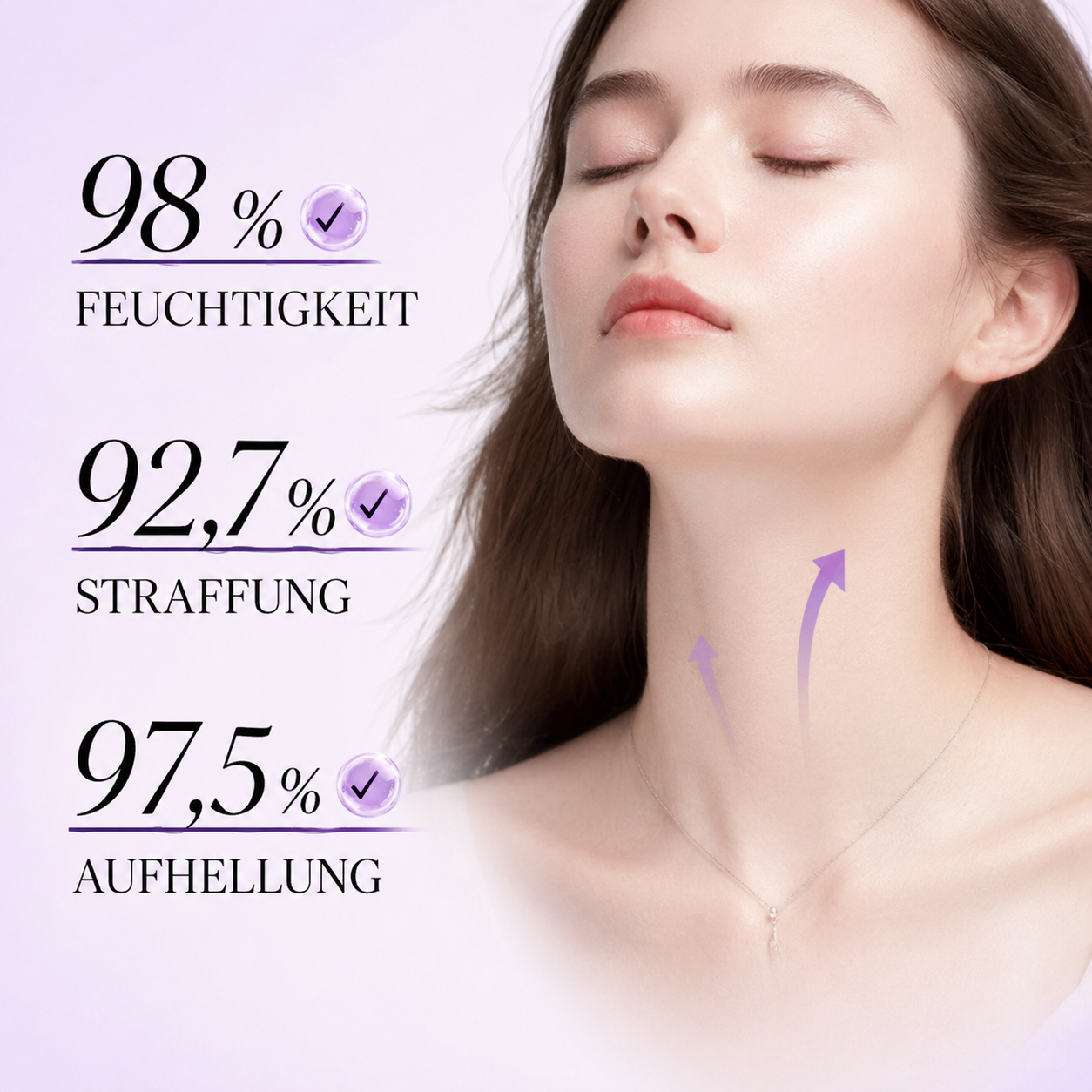 ✨ Roller-Massagecreme — 🧴 Mit Retinol & Hyaluronsäure | Strafft den Hals, Reduziert Falten & Doppelkinn | Beliebt in Deutschland 🇩🇪