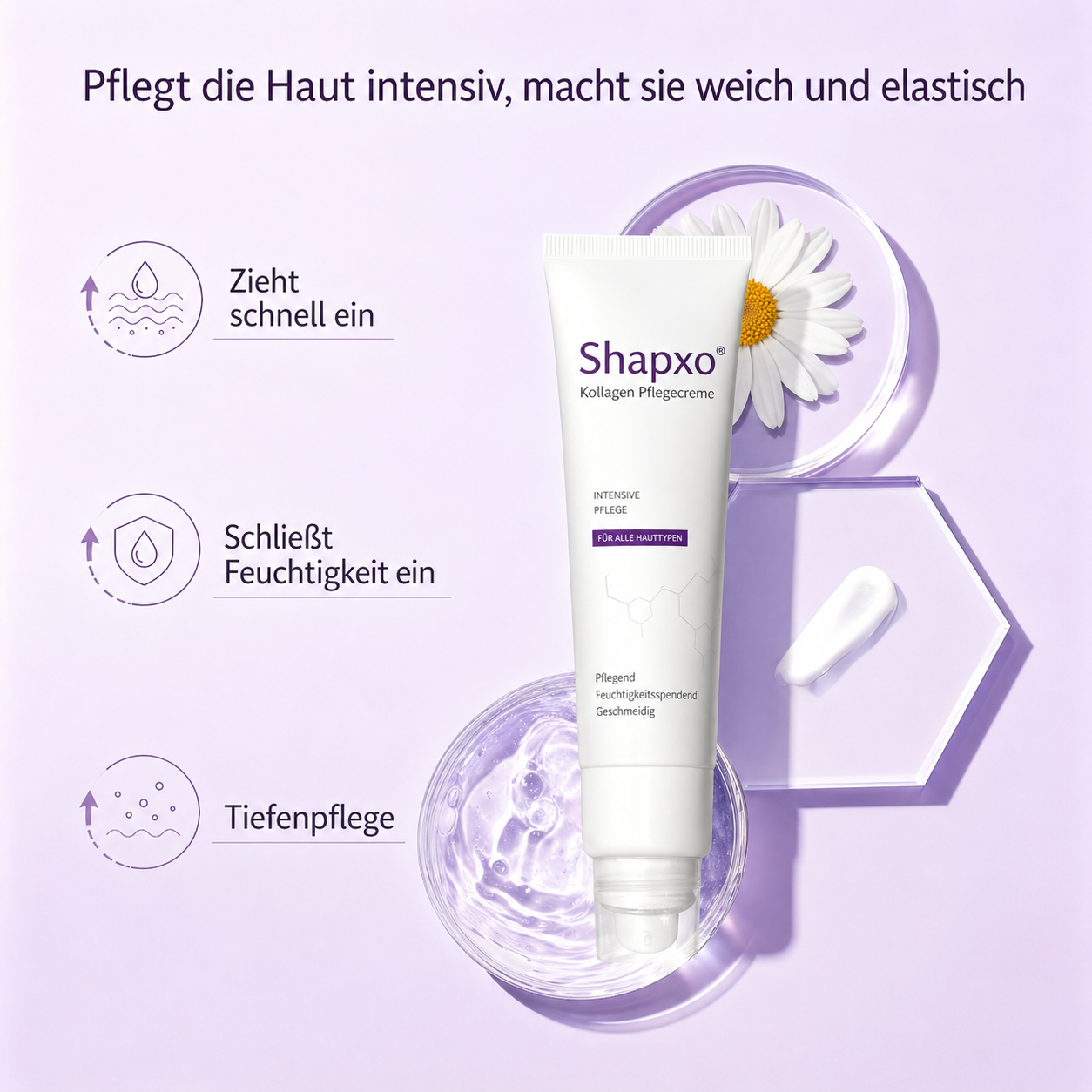 ✨ Roller-Massagecreme — 🧴 Mit Retinol & Hyaluronsäure | Strafft den Hals, Reduziert Falten & Doppelkinn | Beliebt in Deutschland 🇩🇪