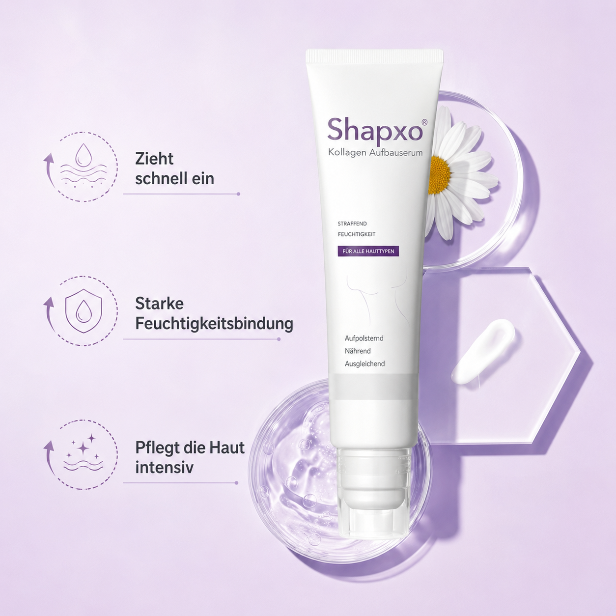 ✨ Roller-Massagecreme — 🧴 Mit Retinol & Hyaluronsäure | Strafft den Hals, Reduziert Falten & Doppelkinn | Beliebt in Deutschland 🇩🇪