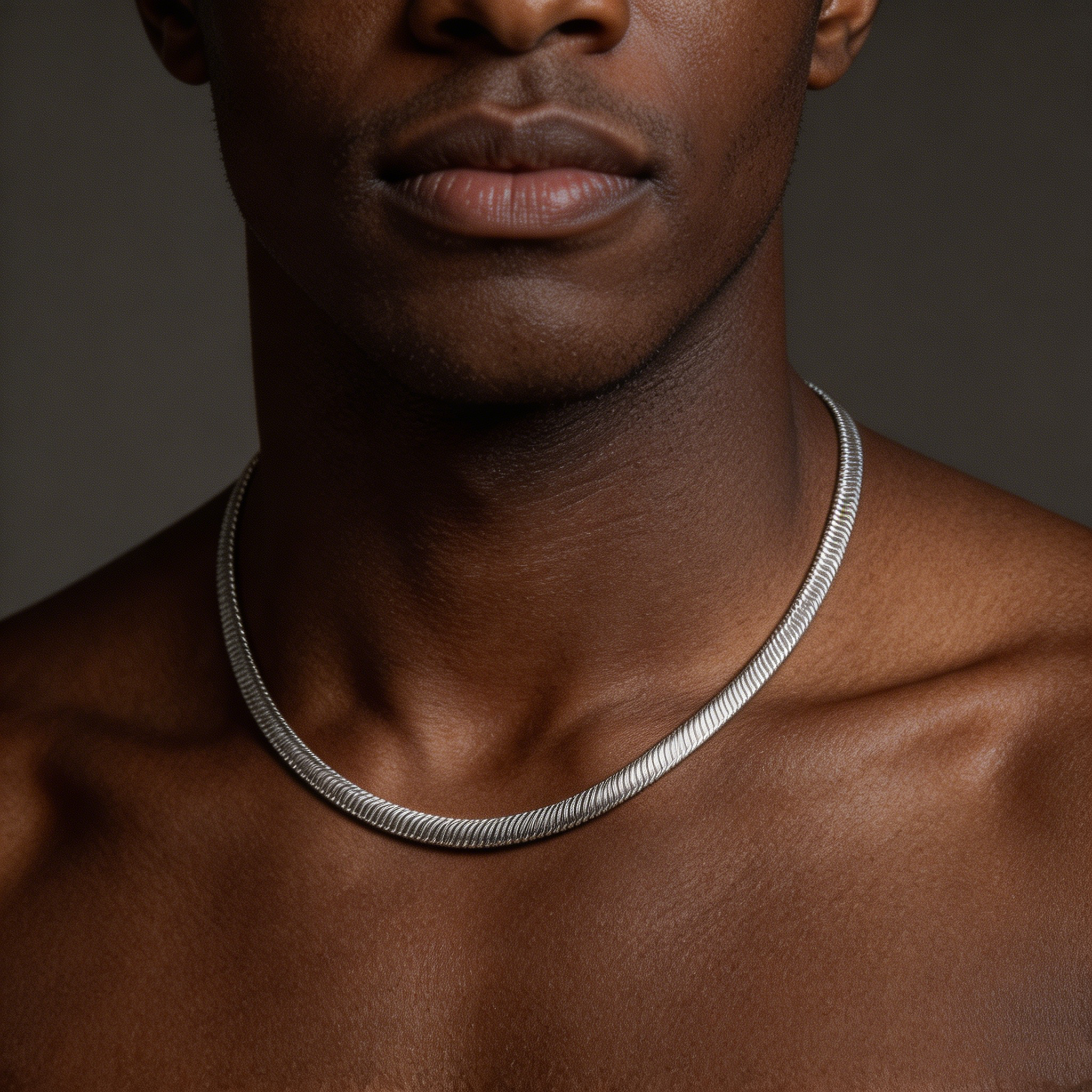 [Copy]Cuban-Style Monaco Chain, 24-Inch Stainless Steel Men's Fashion Necklace for Daily Wear