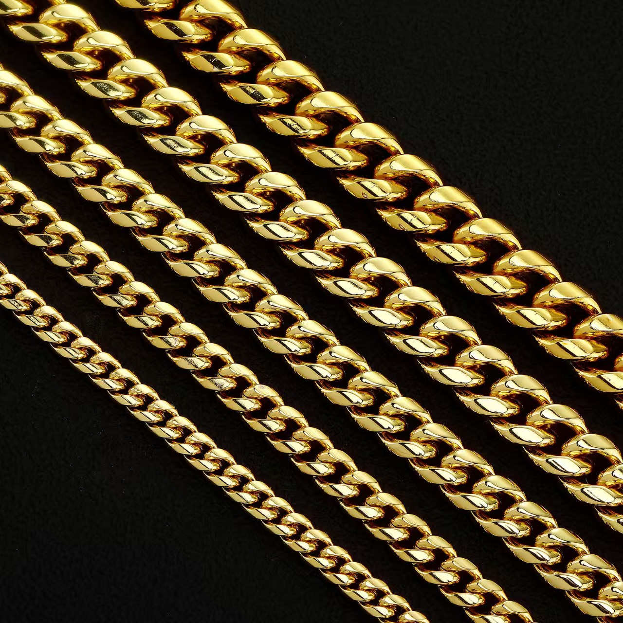 2-Piece Set Rhinestone Cuban Chain Necklace Bracelet Set, Unisex Street Party Jewelry, Bold Design for Men and Women