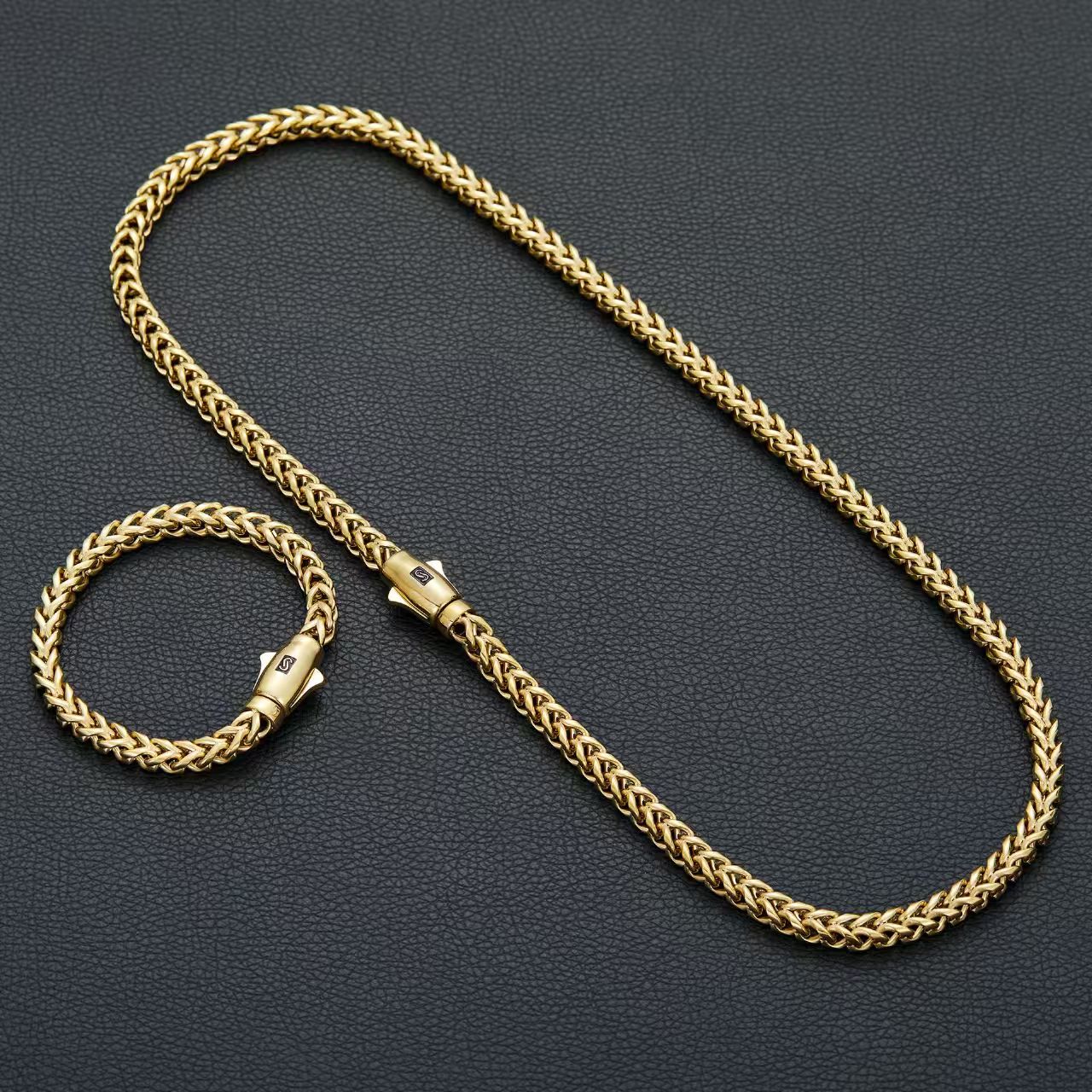 Men's Necklace - Monaco Chain CLASSIC Plain