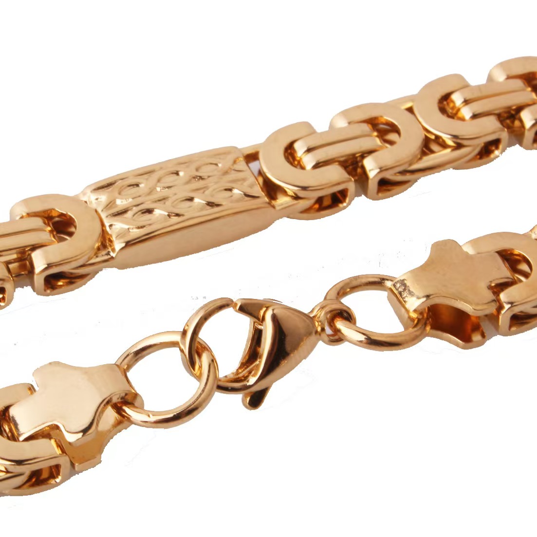 [Copy]Men’s Gold Cuban Link Chain Necklace – Luxury Miami Curb Chain with Secure Clasp Hip Hop Jewelry