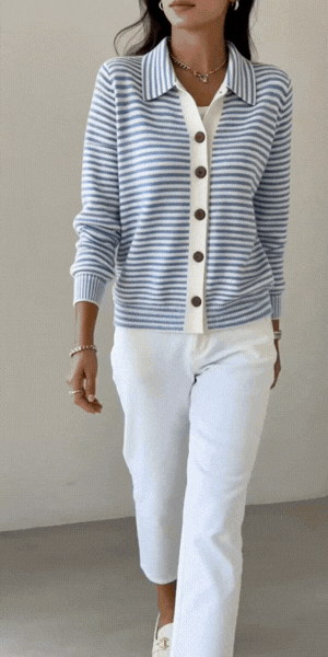 CLEARANCE SALE🔥Women's Striped knit top