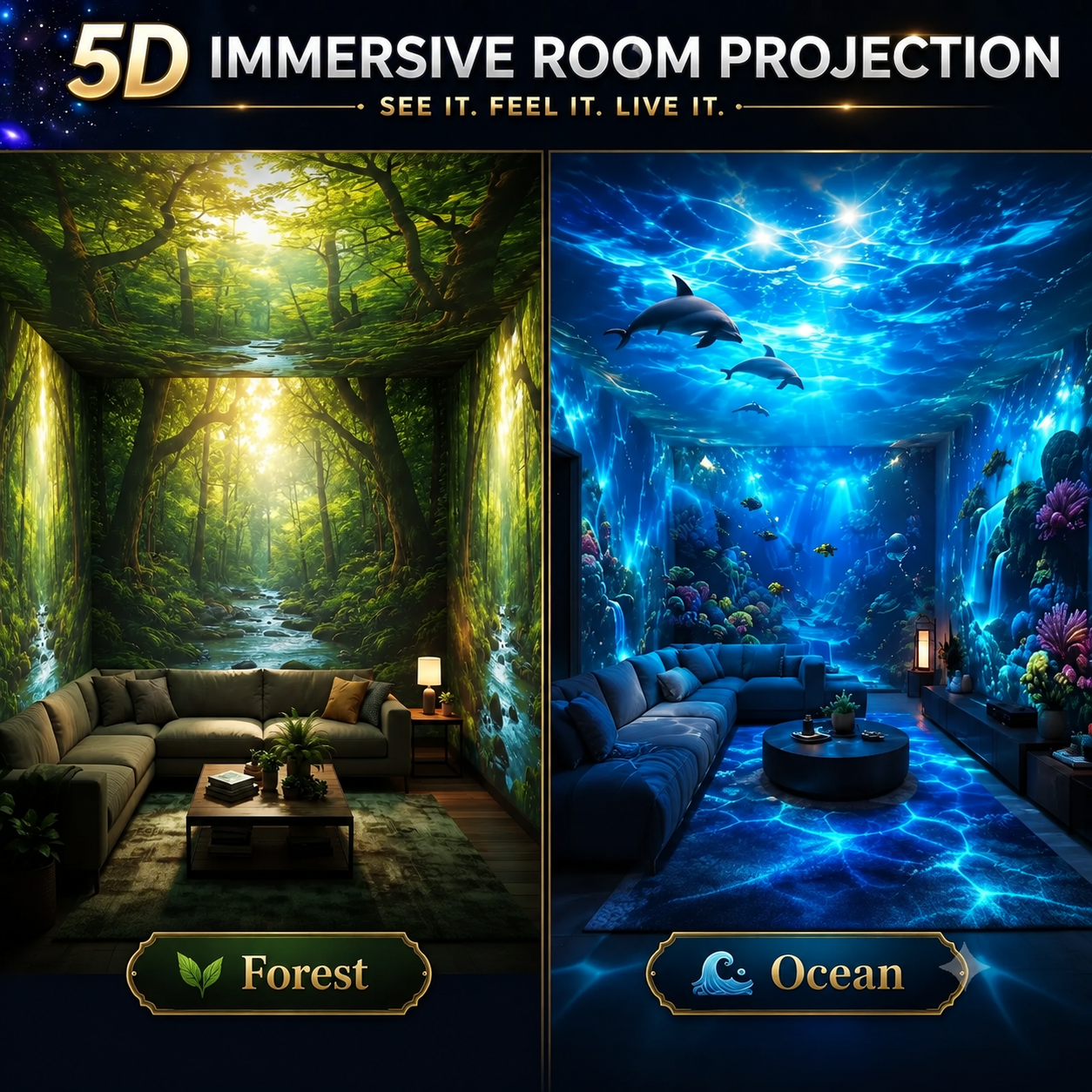 BUY 3 GET 1 FREE 🌊Plug-and-Play HD Star Projecto