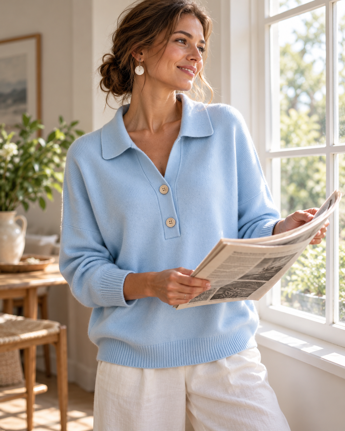 A simple neckline, well considered.