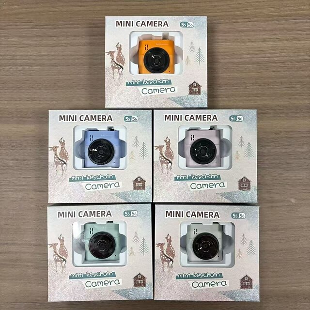 64MP Mini Keychain Digital Camera | 16X Zoom Palm-Sized Travel Camera for Landscape Photography