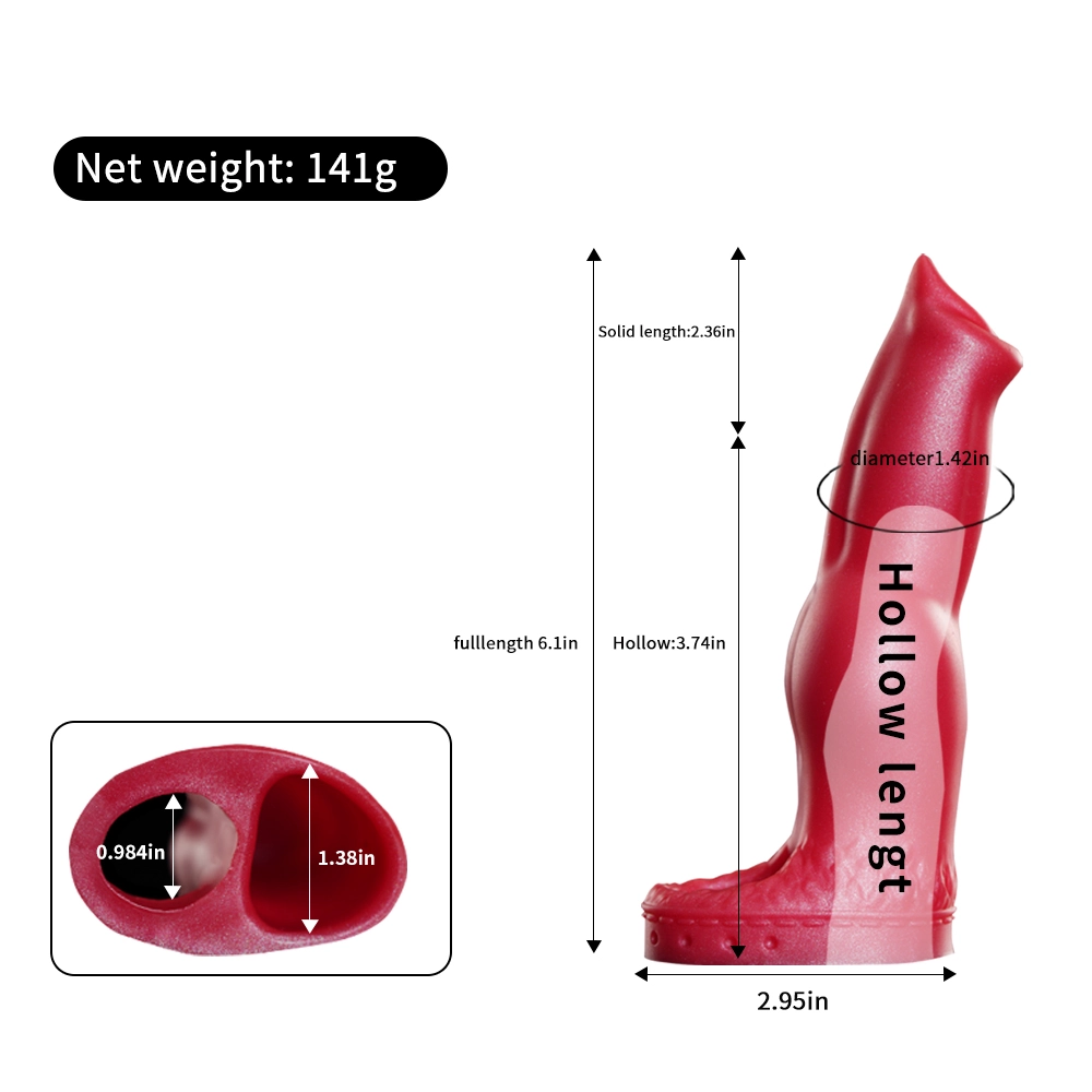 6.89 x 1.42-inch "War Wolf" Penis Extender