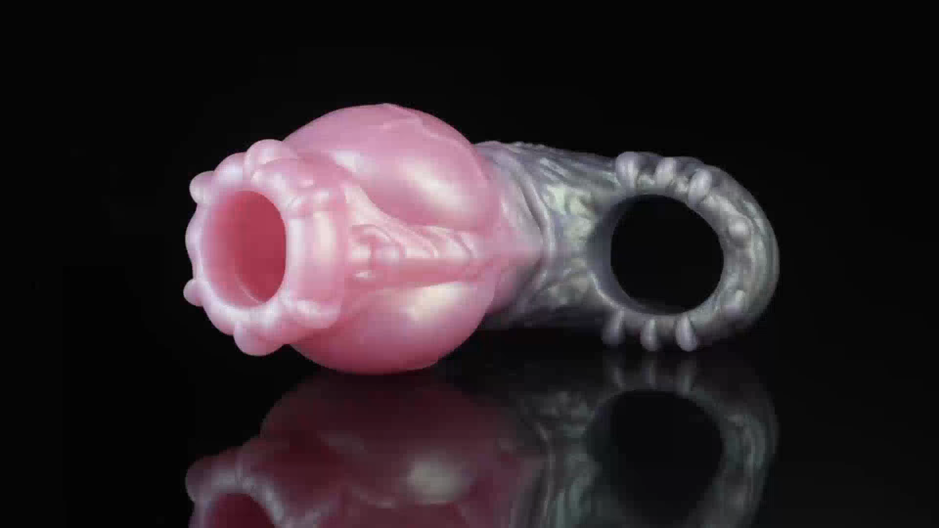 Sqi 5.62 x 2.87-inch Fantasy Canine Penis Enlargement Sleeve (3 Sizes Available)