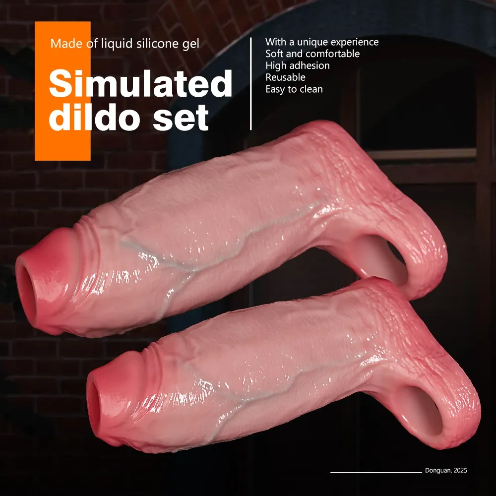Rick 6.69 x 1.65 in Opening Realistic Penis Circumference Condom