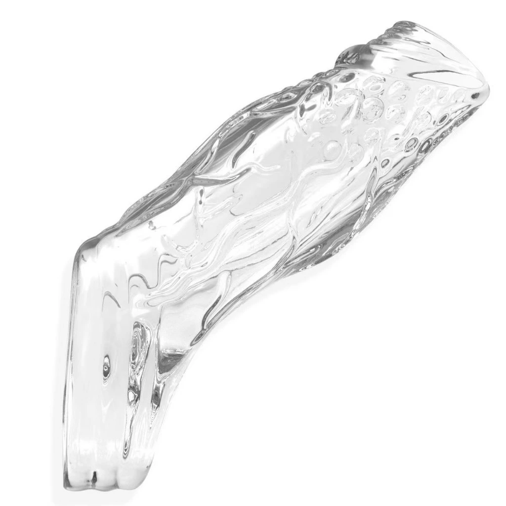 4.53 x 1.18-inch Transparent Cock Sleeve for Glans Thickening and Enlargement