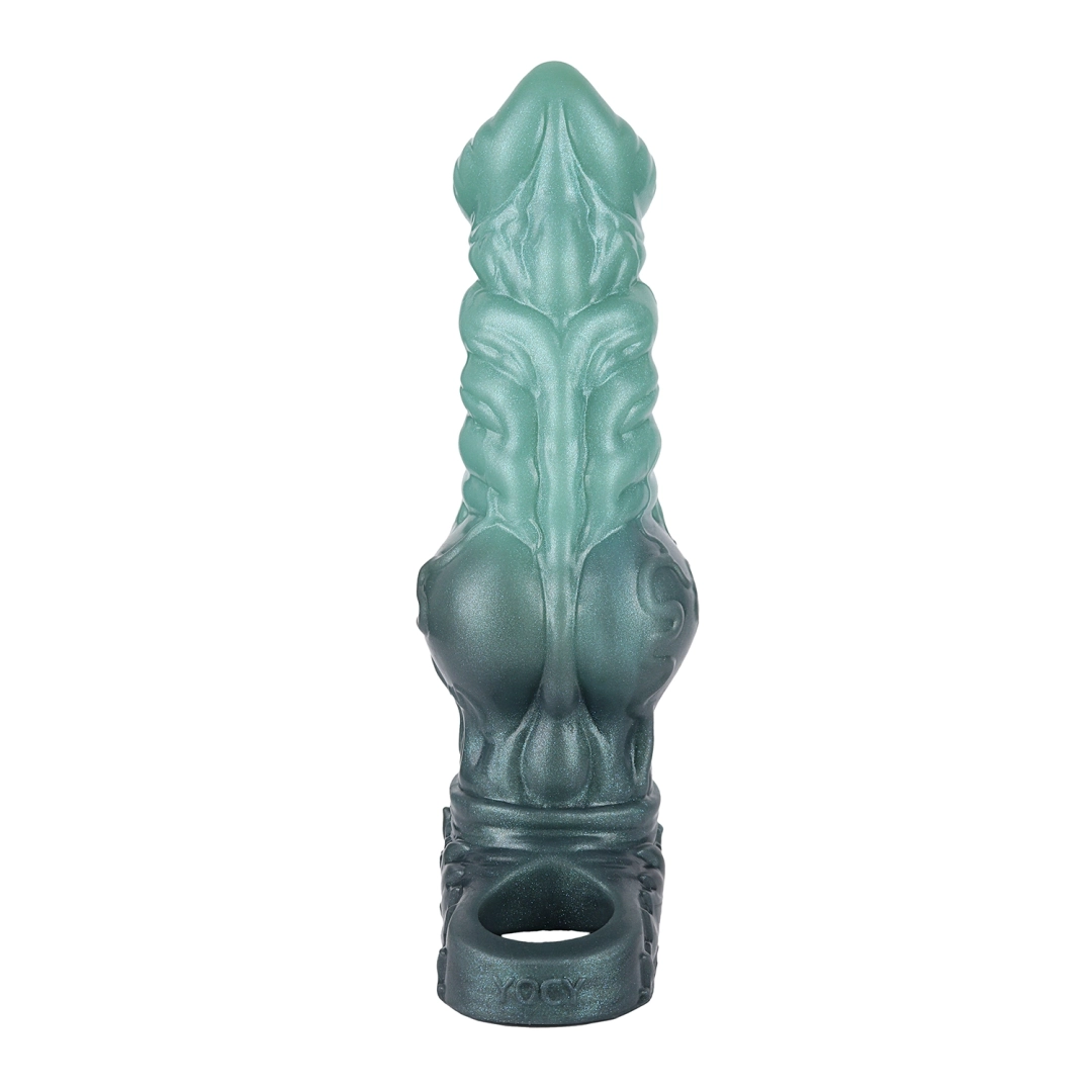 8.58 x 2.44 Inches — Oath-Bound Wolf King Fantasy Penis Sleeve