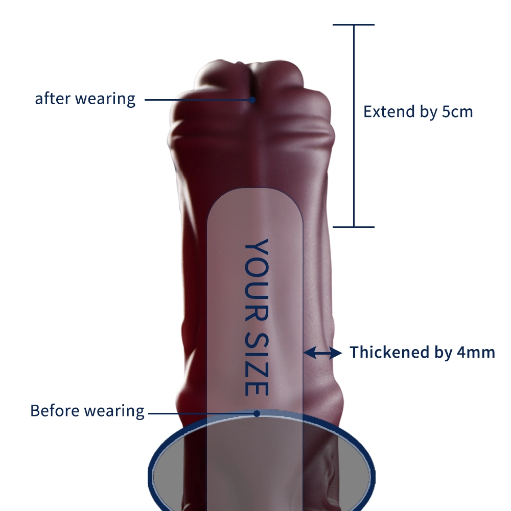 7 x 1.57-Inch Fantasy Horse Cock Sleeve Extender