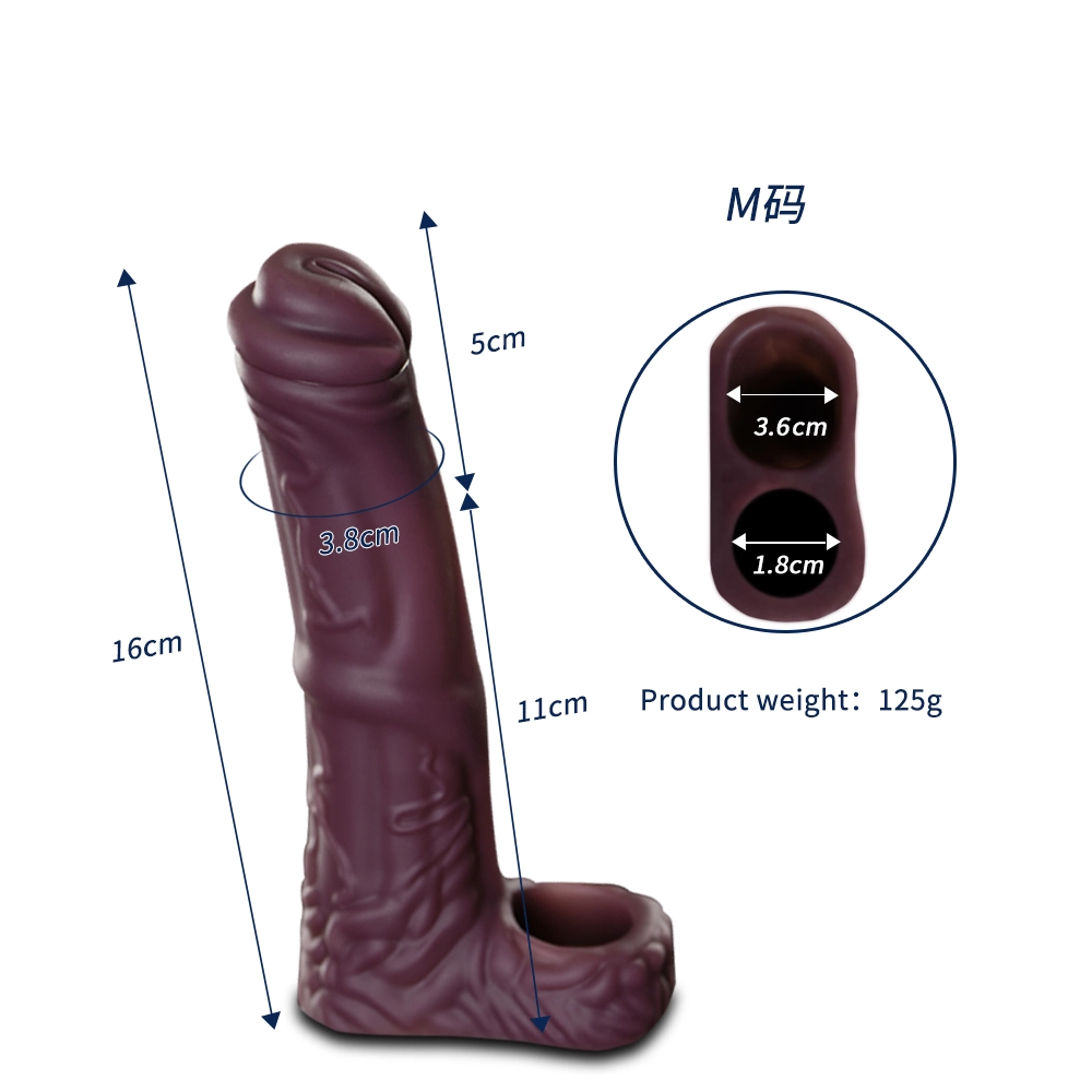 7 x 1.57-Inch Fantasy Horse Cock Sleeve Extender