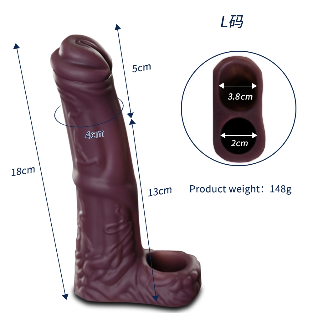 7 x 1.57-Inch Fantasy Horse Cock Sleeve Extender