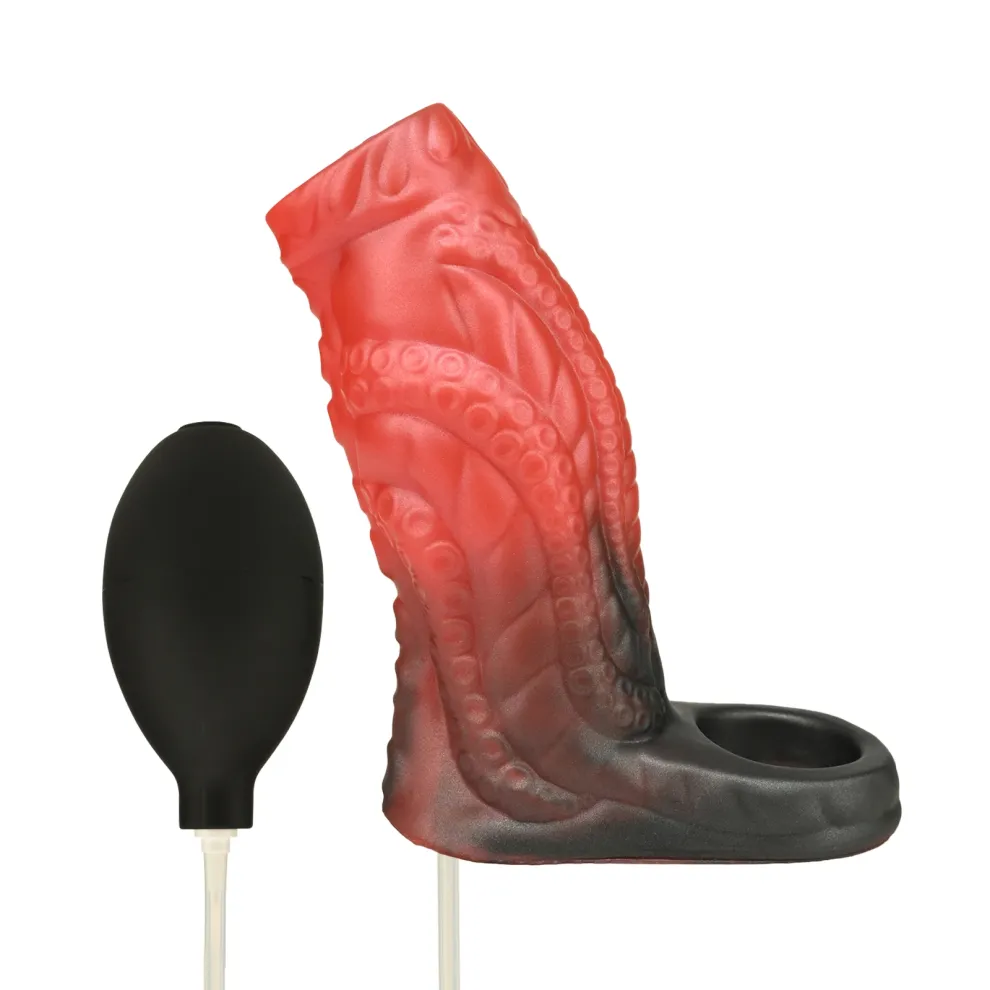 Moben 4.6" x 1.8" Fantasy Open-Ended Penis Thickening Sleeve (with Ejaculation Function)