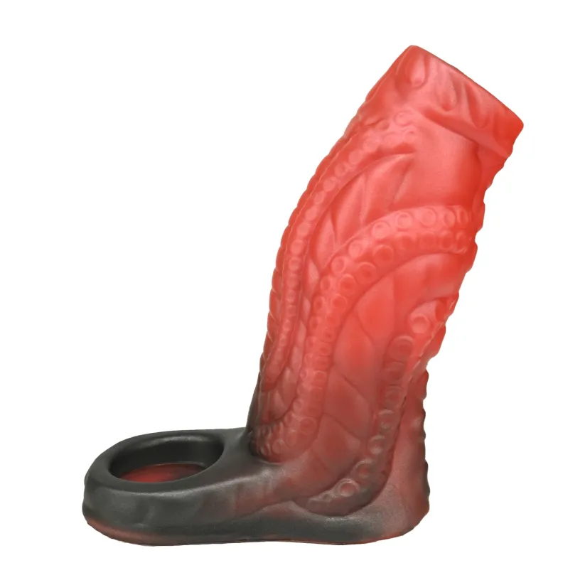Moben 4.6" x 1.8" Fantasy Open-Ended Penis Thickening Sleeve (with Ejaculation Function)