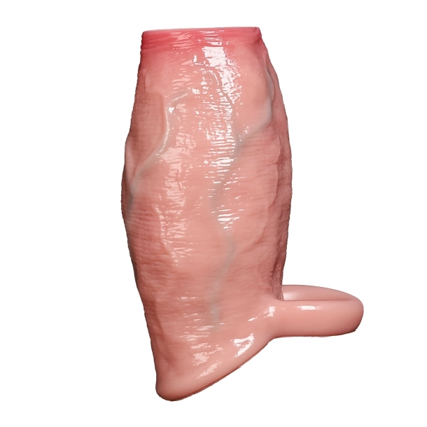 Ding 4.5 x 2.16 Realistic Open-Tip Penis Thickening Sleeve