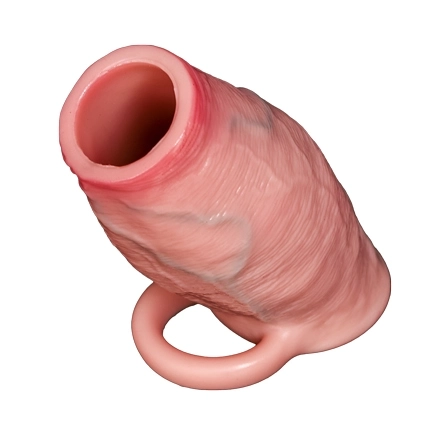 Ding 4.5 x 2.16 Realistic Open-Tip Penis Thickening Sleeve