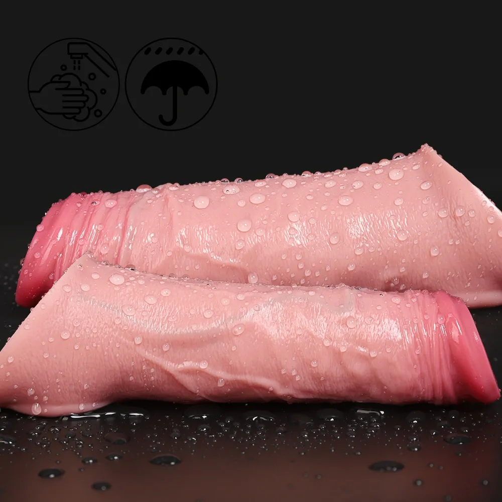 Rix 7.09 x 1.77-inch Open-Ended Realistic Penis Enlargement Sleeve
