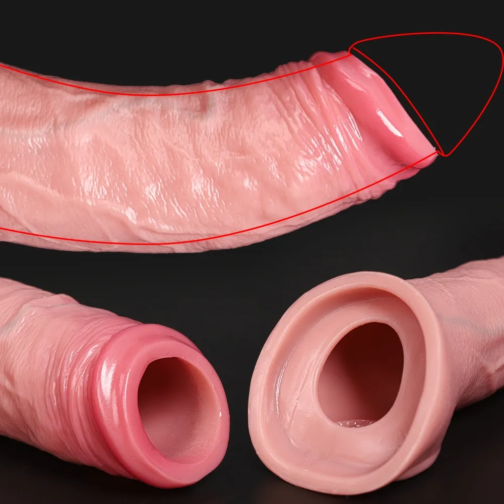 Rix 7.09 x 1.77-inch Open-Ended Realistic Penis Enlargement Sleeve