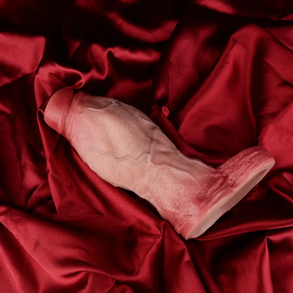 Tom 6.7x2.8 inch Extra Thick Open-Type Coarse Penis Sheath