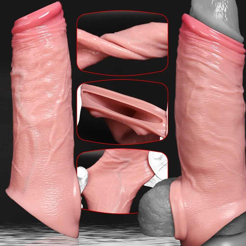 Rix 7.09 x 1.77-inch Open-Ended Realistic Penis Enlargement Sleeve