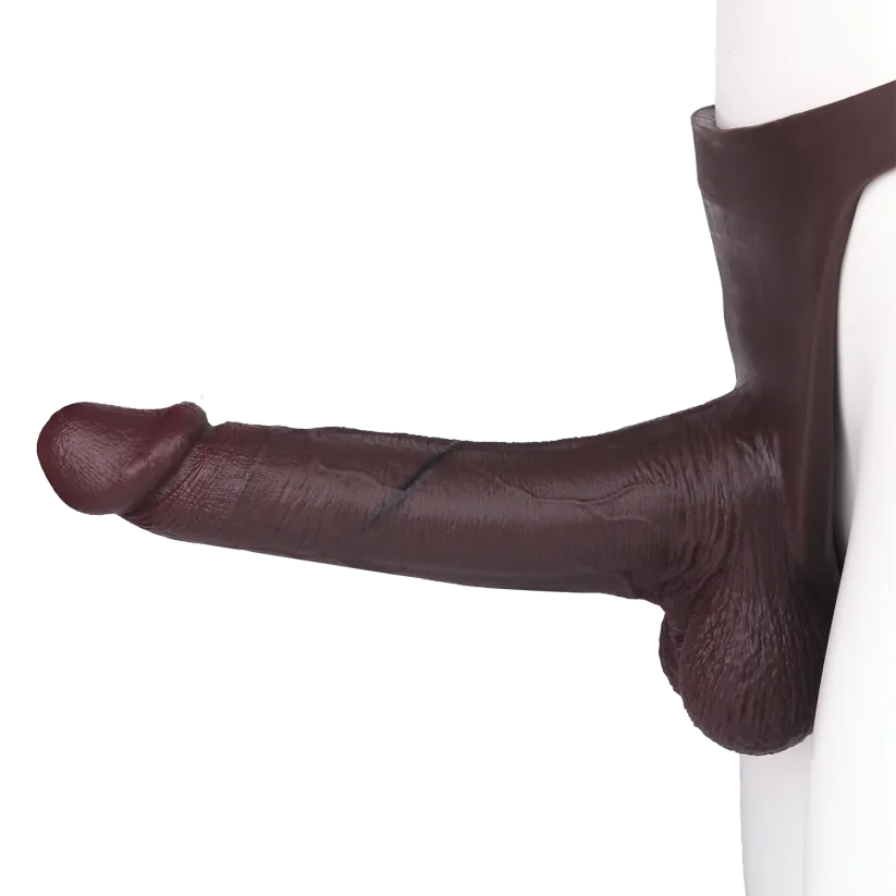 Smu 10 x 2.3-inch Large Black Penis Extension Sleeve with Triangular Strap