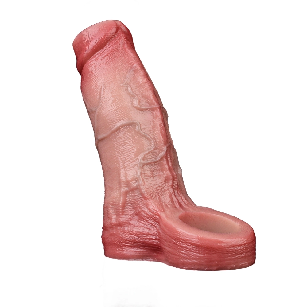 Jo 6.42 x 1.73 inch Opening Realistic Penis Enlargement Sheath