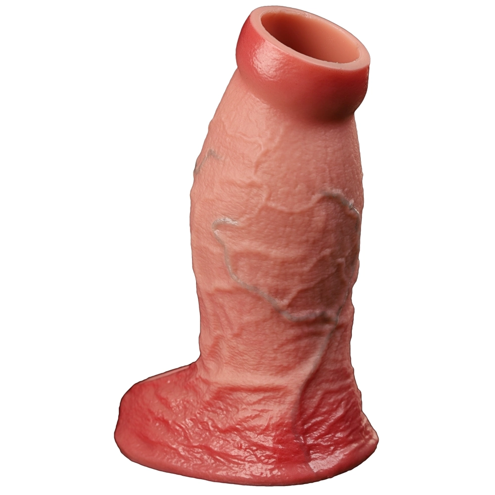 Gmon 5.91 x 2.28 in. Realistic Open-Ended Penis Thickening Sleeve