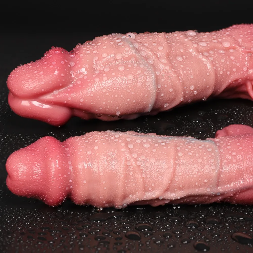 5.7 x 2.1-Inch Realistic Penis Sleeve & Extender