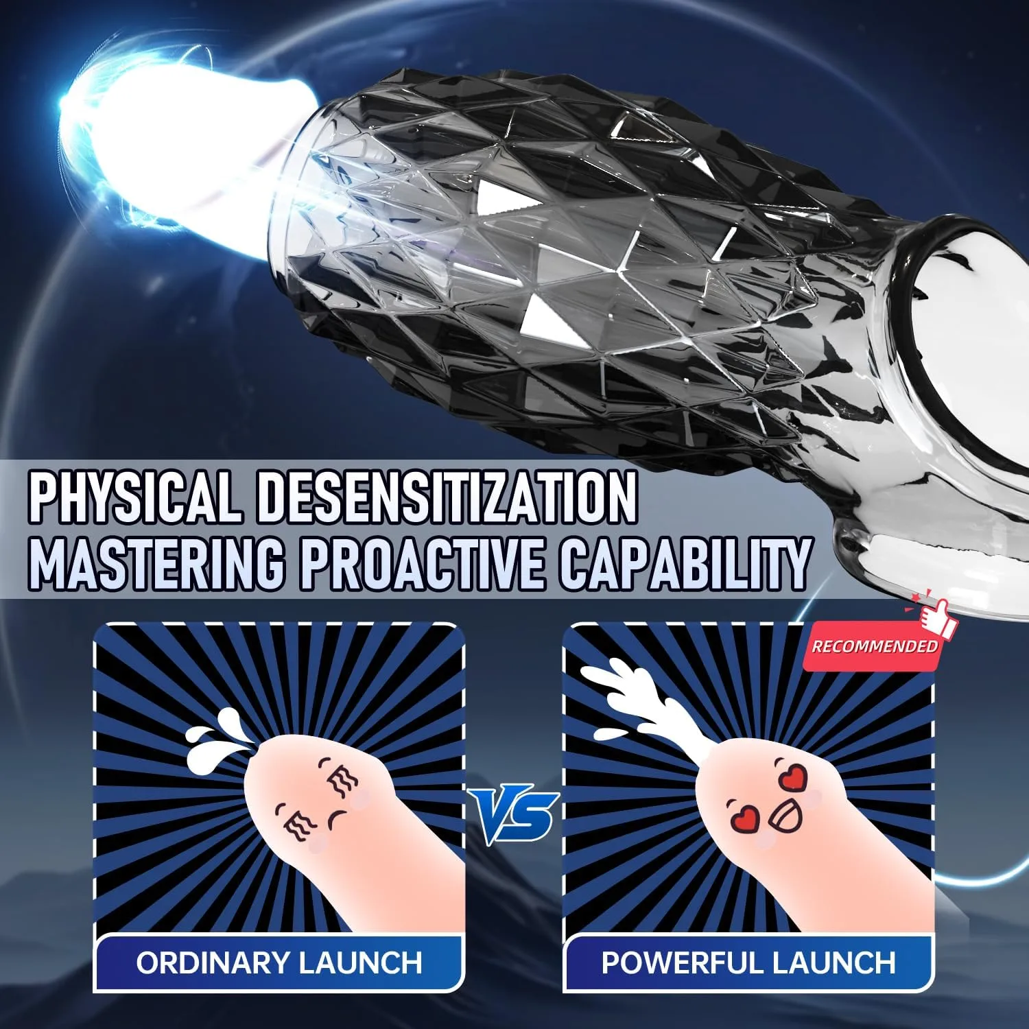 4.92" x 1.2" Transparent TPE/Silicone Open-Tip Penis Extension Sleeve
