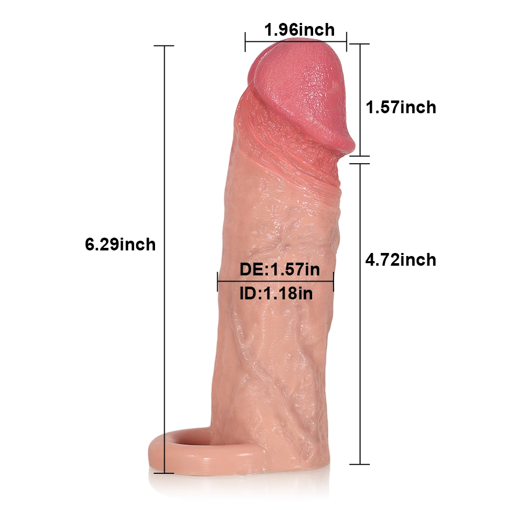 Aiden 6.29" x 1.57" — Best Realistic Penis Extension Sleeve