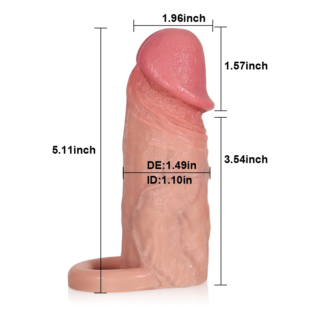 Aiden 6.29" x 1.57" — Best Realistic Penis Extension Sleeve
