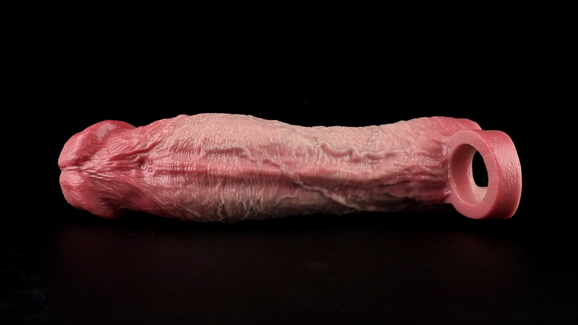 9 × 2-In Realistic, Soft, Vibrating Cock Sleeve