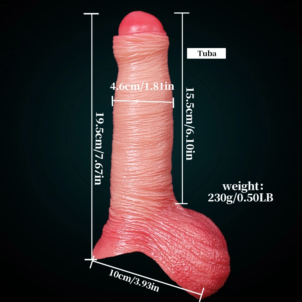 Ala 7.67 x 1.81 in. Silicone Foreskin-Style Penis Extender Sleeve