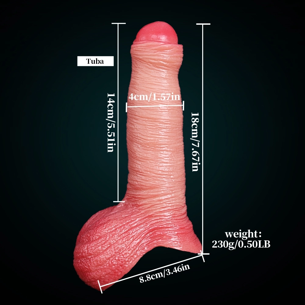 Ala 7.67 x 1.81 in. Silicone Foreskin-Style Penis Extender Sleeve